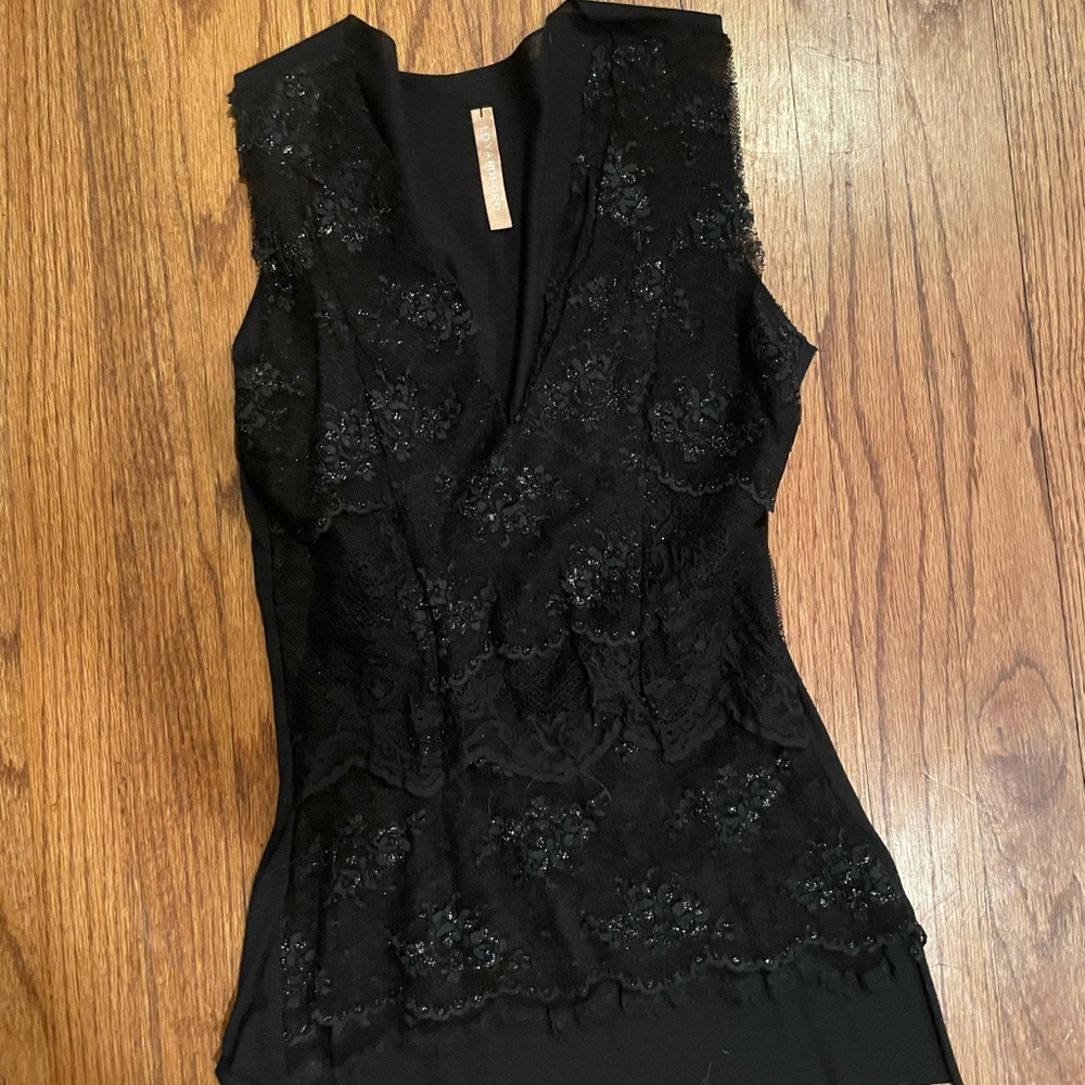 Loyandford Black Lace Tank
